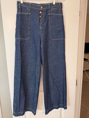 GAP Dark Blue Wide Leg Jeans -